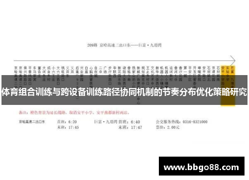 体育组合训练与跨设备训练路径协同机制的节奏分布优化策略研究